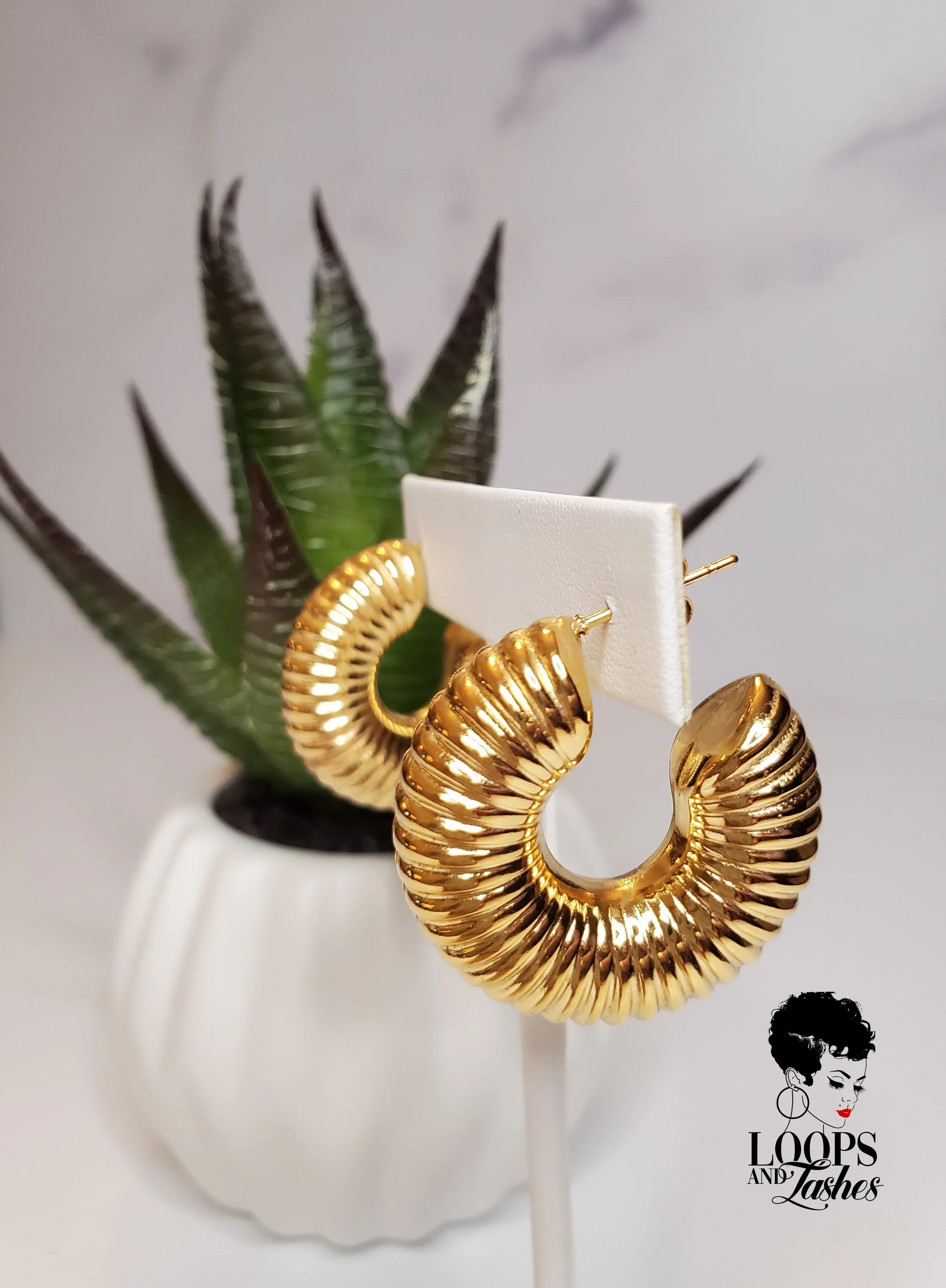 Shellby Hoop Earrings