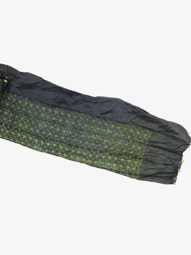 Shibori Silk handmade Two Tone Yellow and & Deep Green scarf