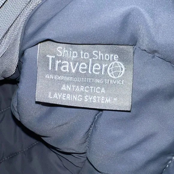 Ship To Shore Traveler Antarctica Layering System Puffer Jacket Coat Size M