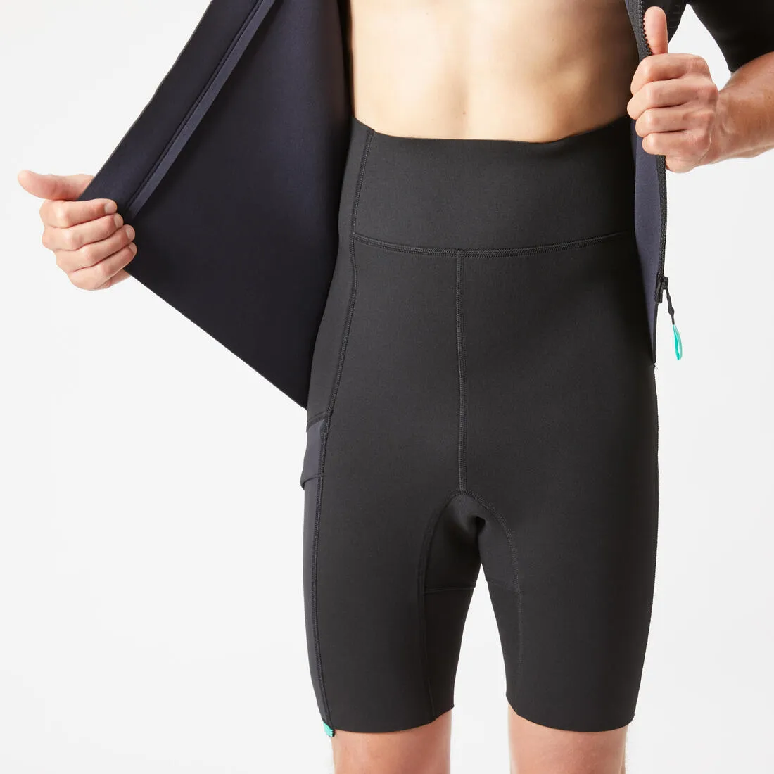 Shorty Neoprene 2mm Easy avec fermeture diagonale frontal Homme frontzip