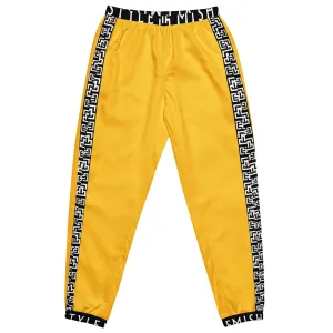 Side Solid Unisex Yellow track pants