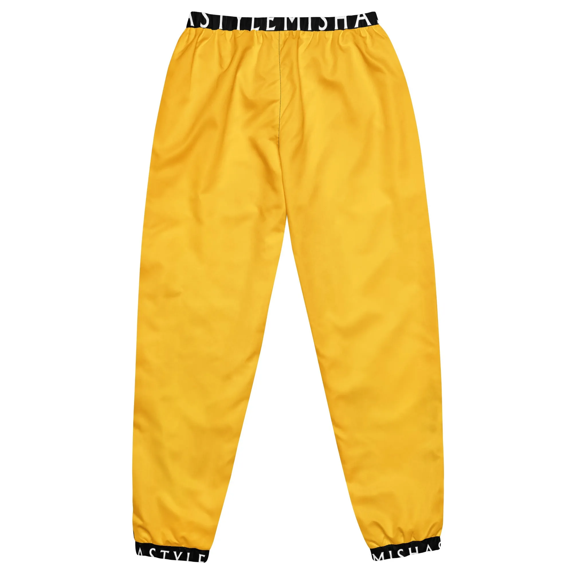 Side Solid Unisex Yellow track pants