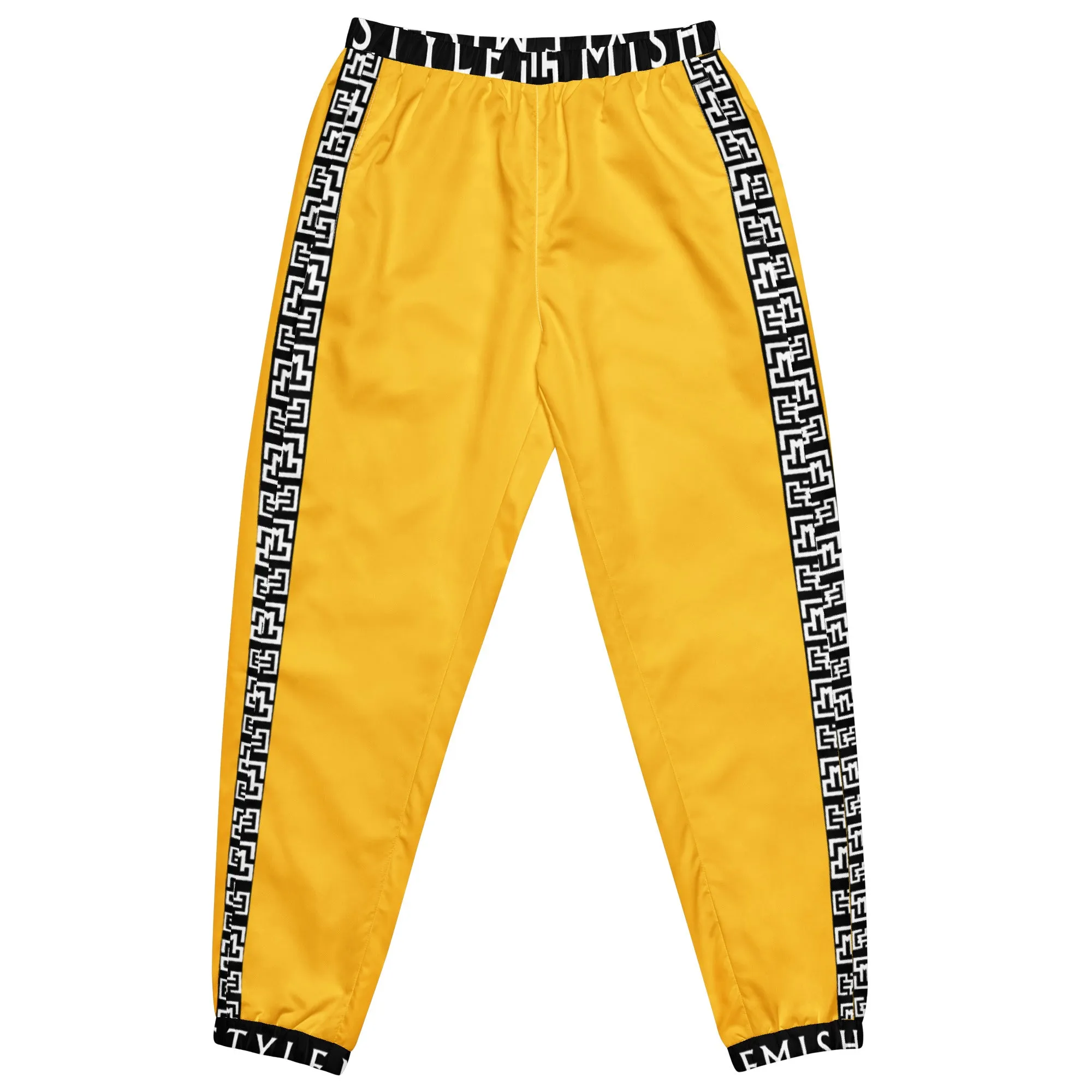 Side Solid Unisex Yellow track pants