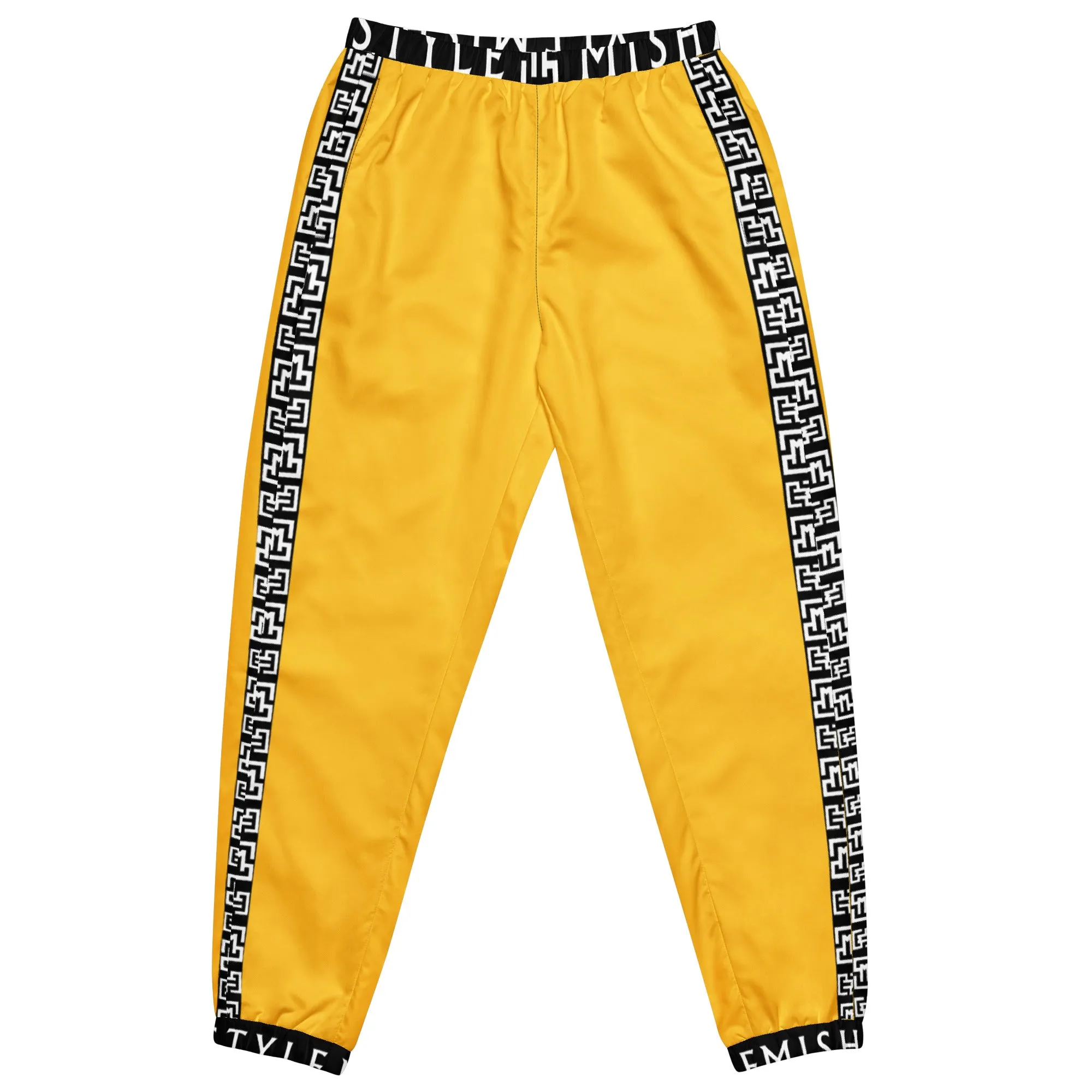 Side Solid Unisex Yellow track pants