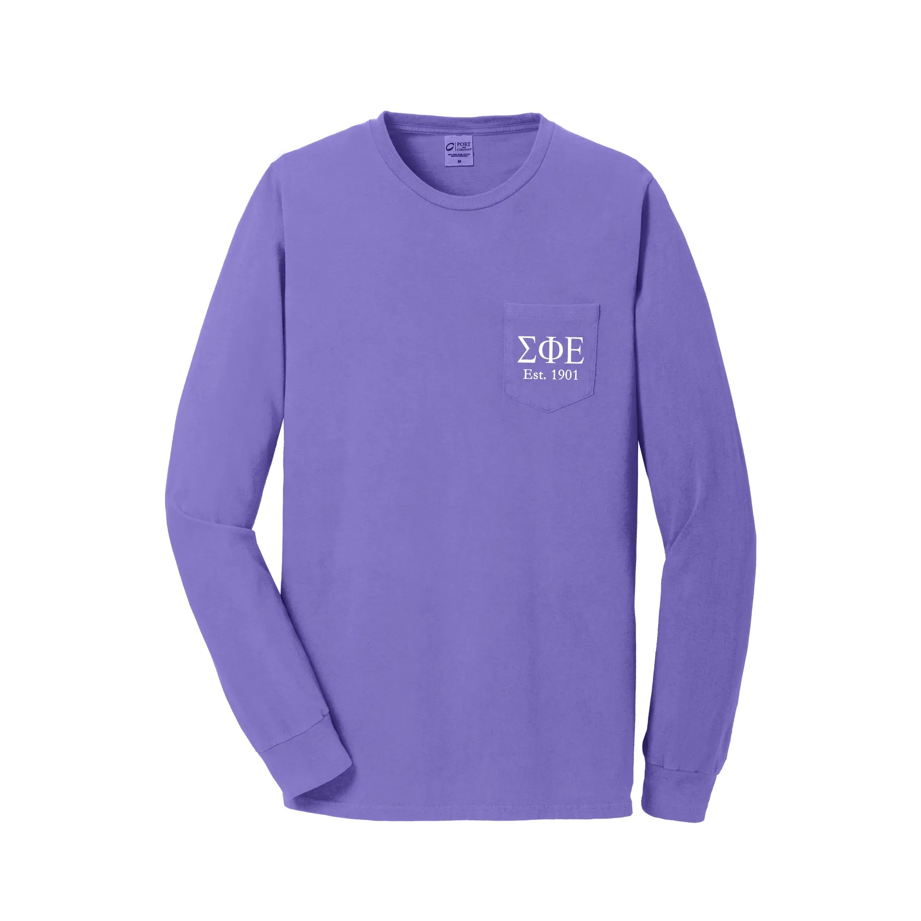 Sigma Phi Epsilon Long Sleeve Pocket Tee
