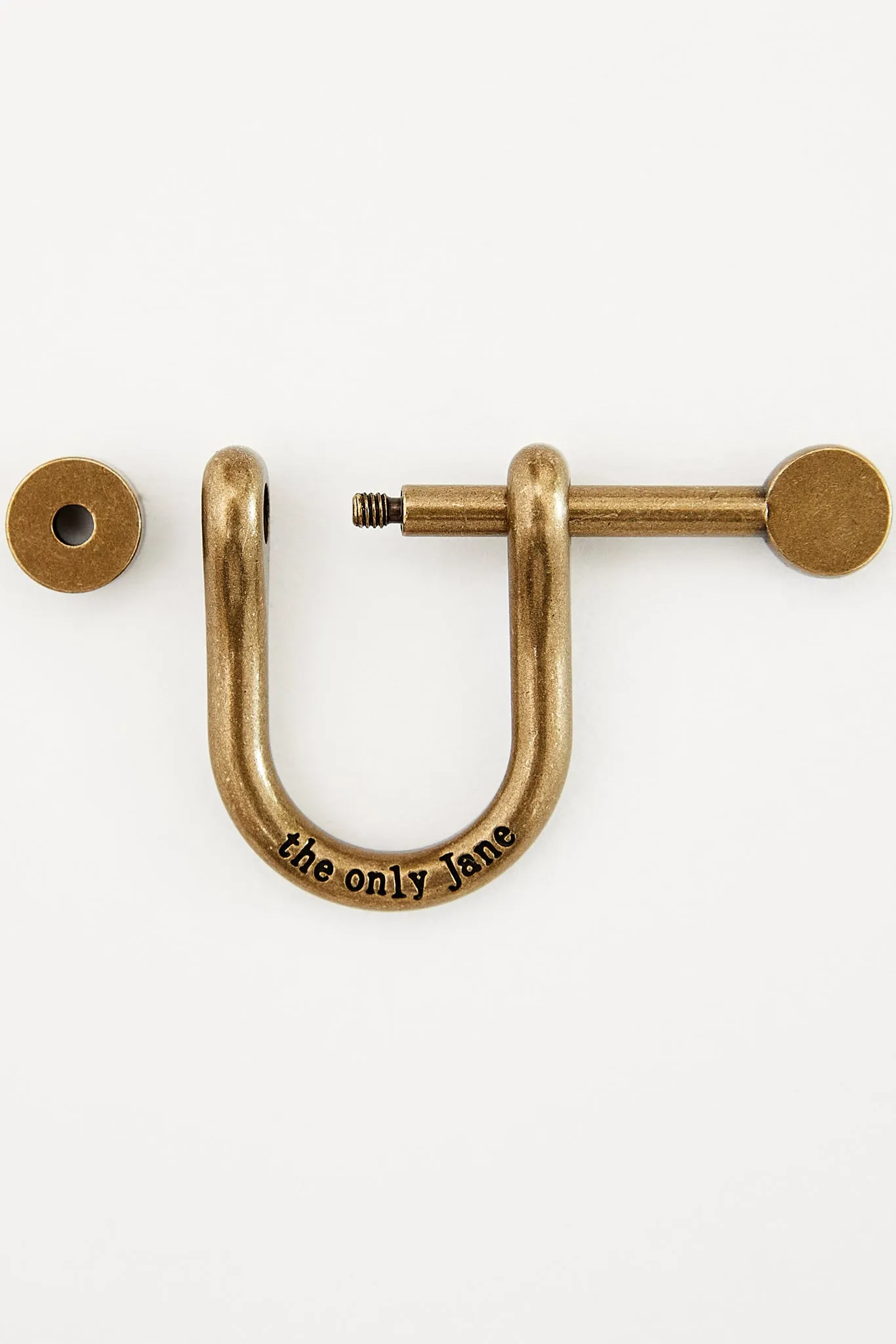 Signature Anchor Charm in Brass