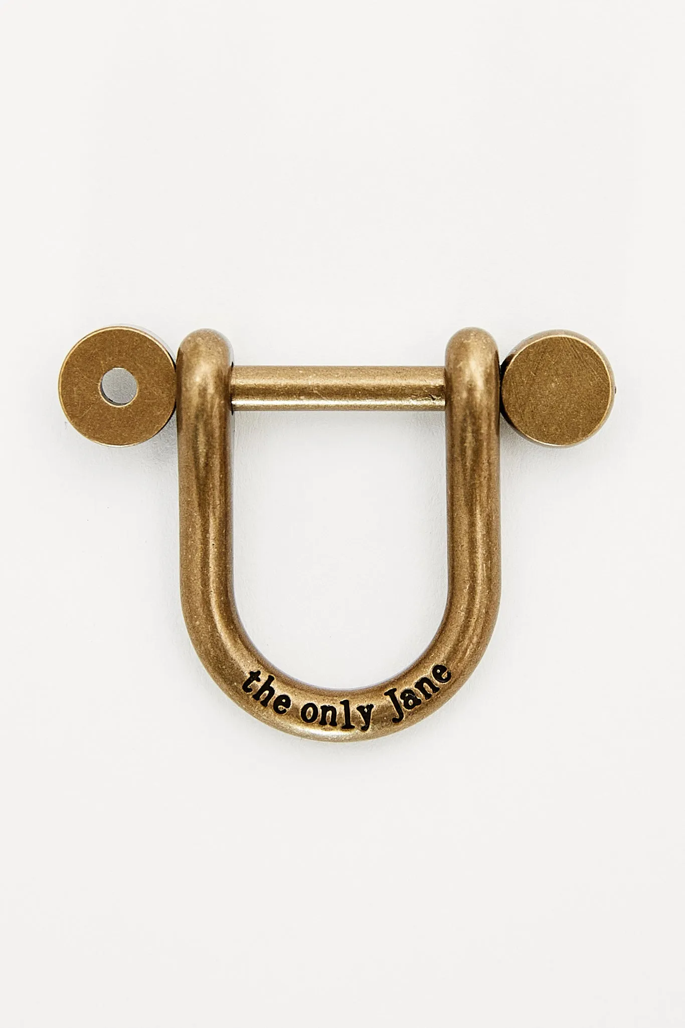 Signature Anchor Charm in Brass