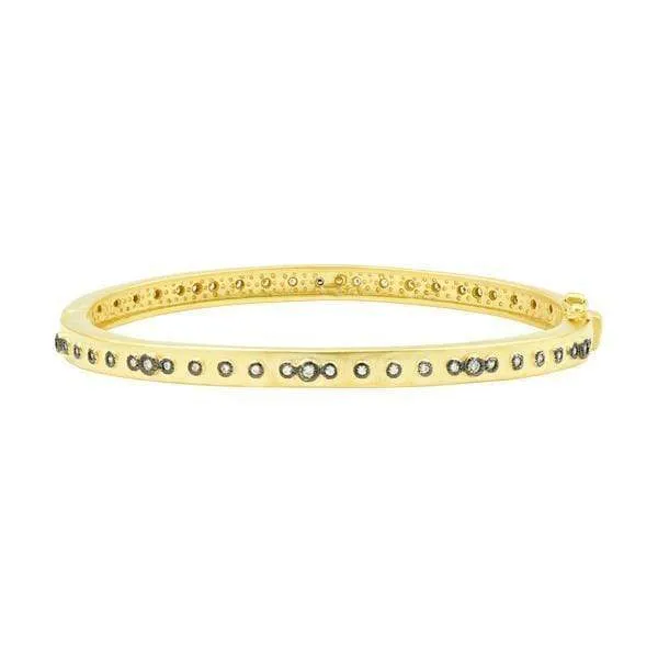 Signature Mini Stud Eternity Hinge Bangle