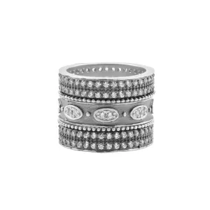 Signature Oval Eternity 3-Stack Ring | Size 6