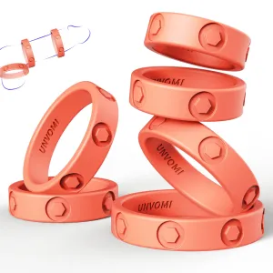 Silicone Cock Rings Set Penis Rings with 6 Different Sizes Tantabosom