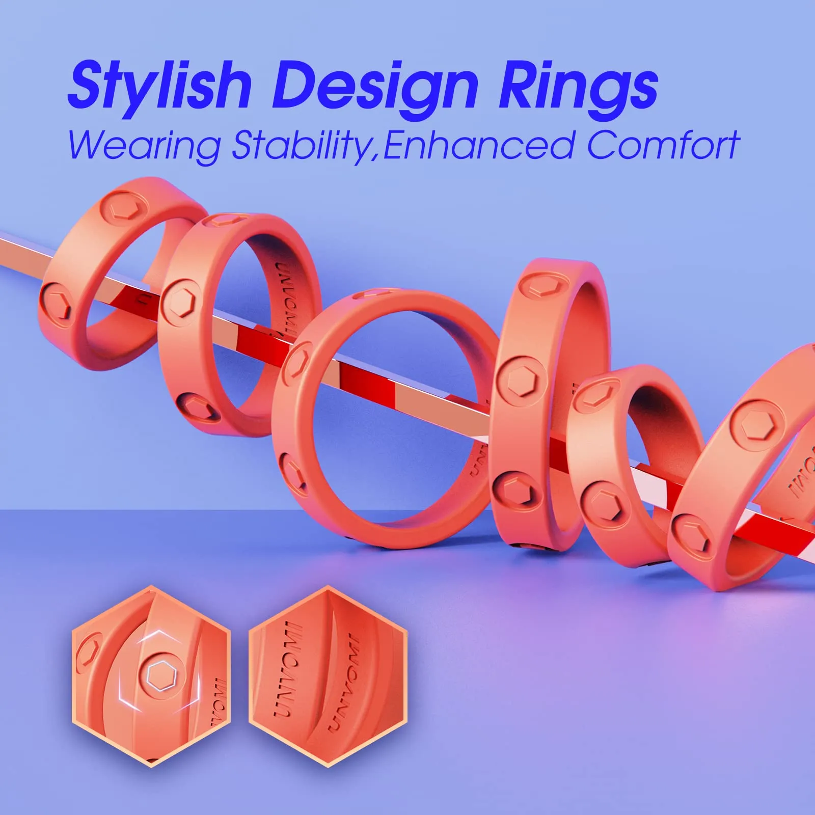 Silicone Cock Rings Set Penis Rings with 6 Different Sizes Tantabosom