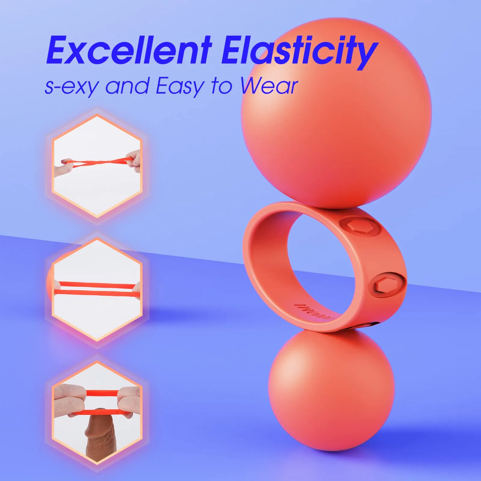 Silicone Cock Rings Set Penis Rings with 6 Different Sizes Tantabosom