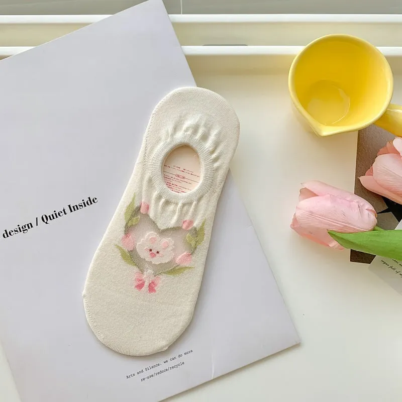 Silicone Non-slip Invisible Socks Low Top Socks