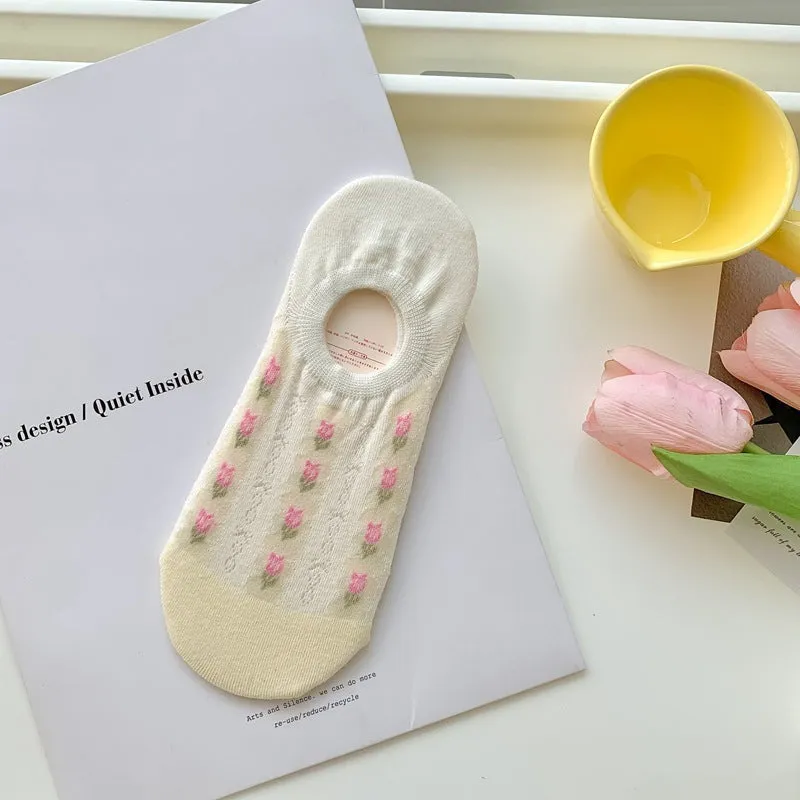 Silicone Non-slip Invisible Socks Low Top Socks