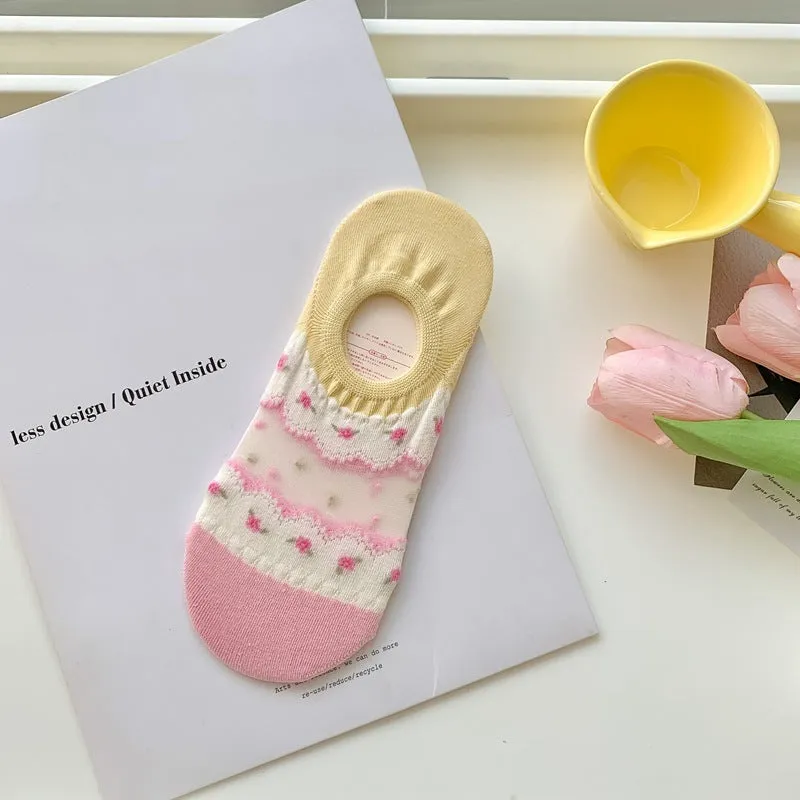 Silicone Non-slip Invisible Socks Low Top Socks