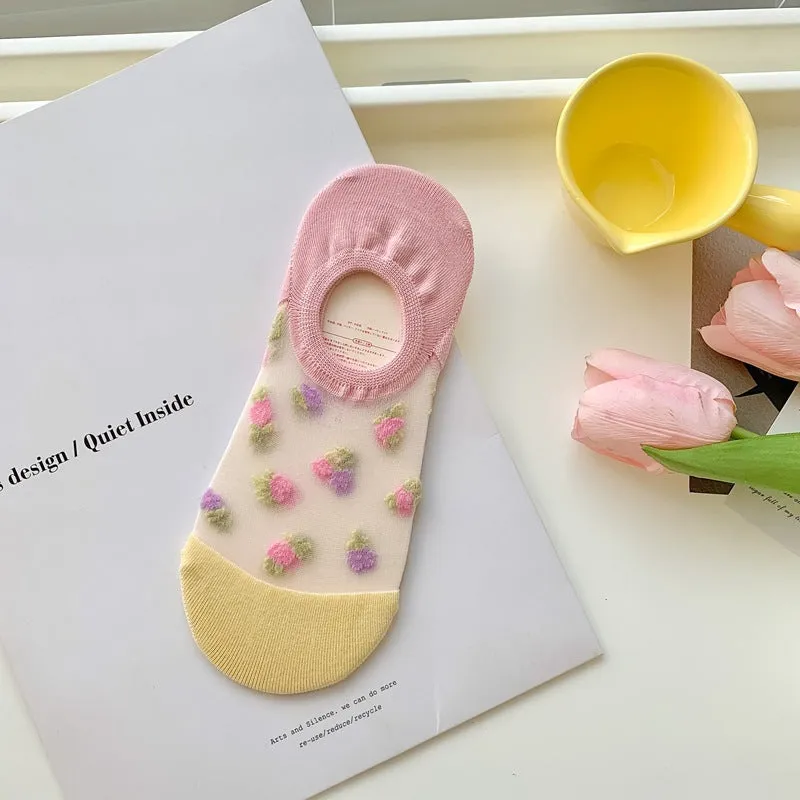 Silicone Non-slip Invisible Socks Low Top Socks