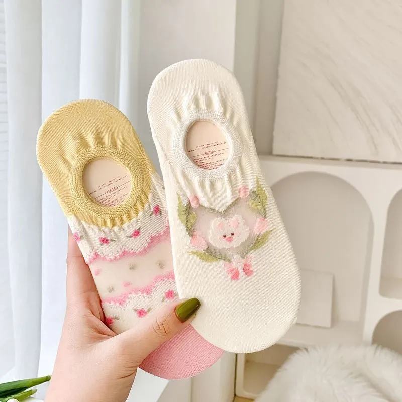 Silicone Non-slip Invisible Socks Low Top Socks