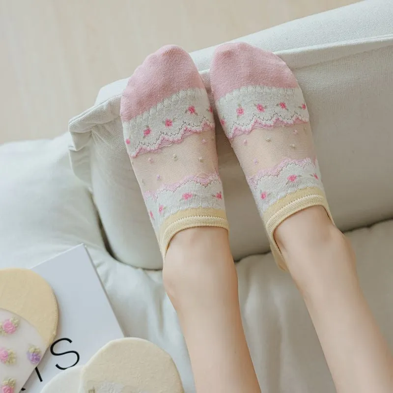 Silicone Non-slip Invisible Socks Low Top Socks