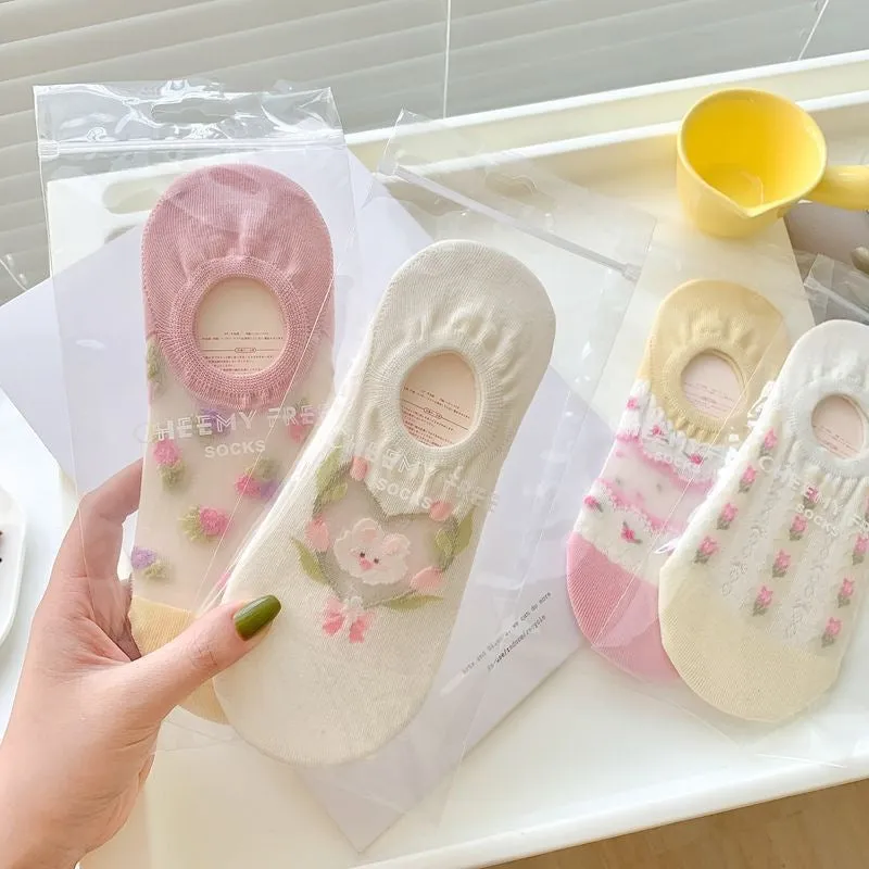 Silicone Non-slip Invisible Socks Low Top Socks