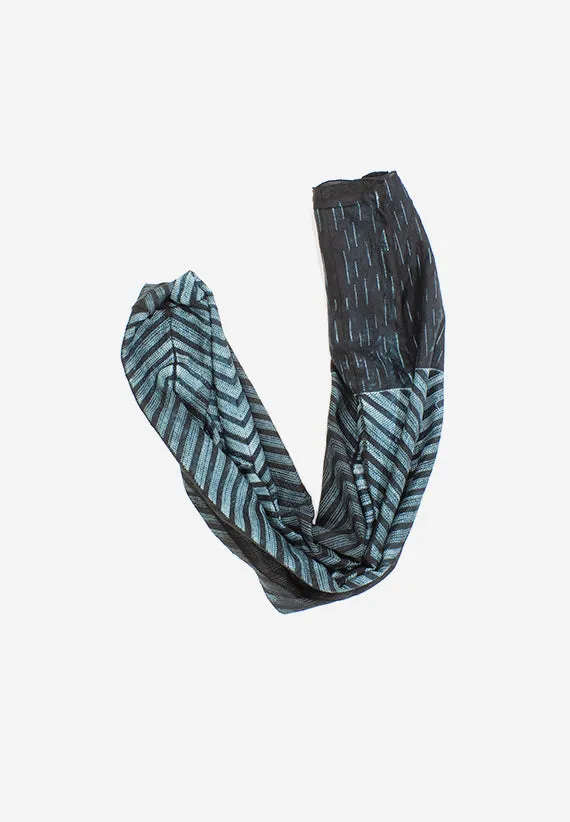 Silk Shibori Mystic-blue