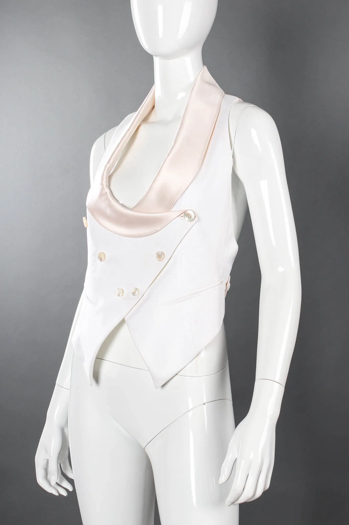 Silk Tuxedo Vest