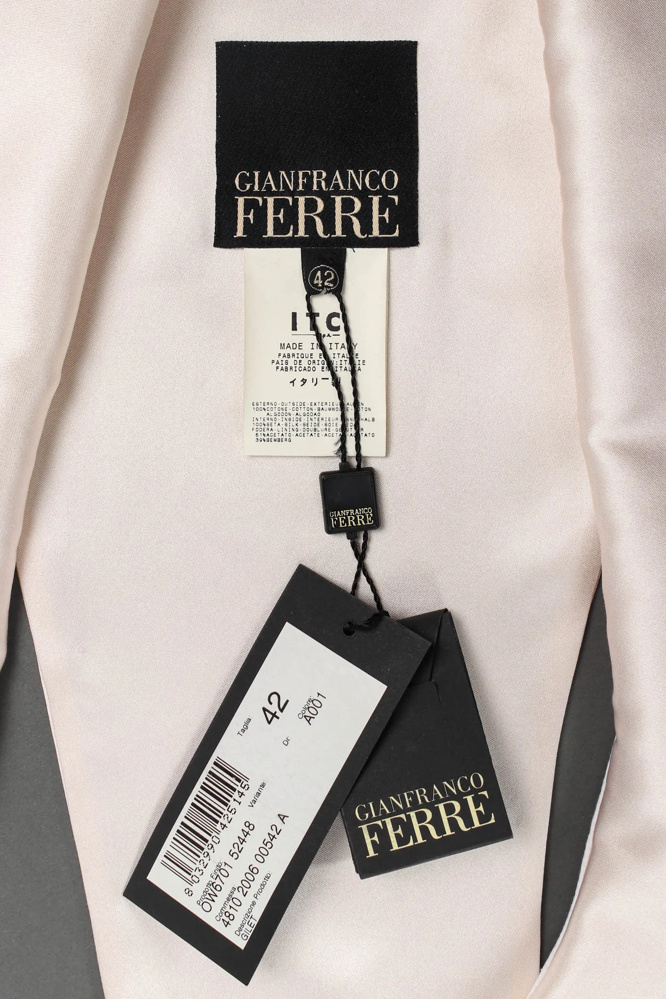 Silk Tuxedo Vest