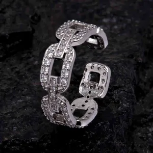 Silver Connected Ring