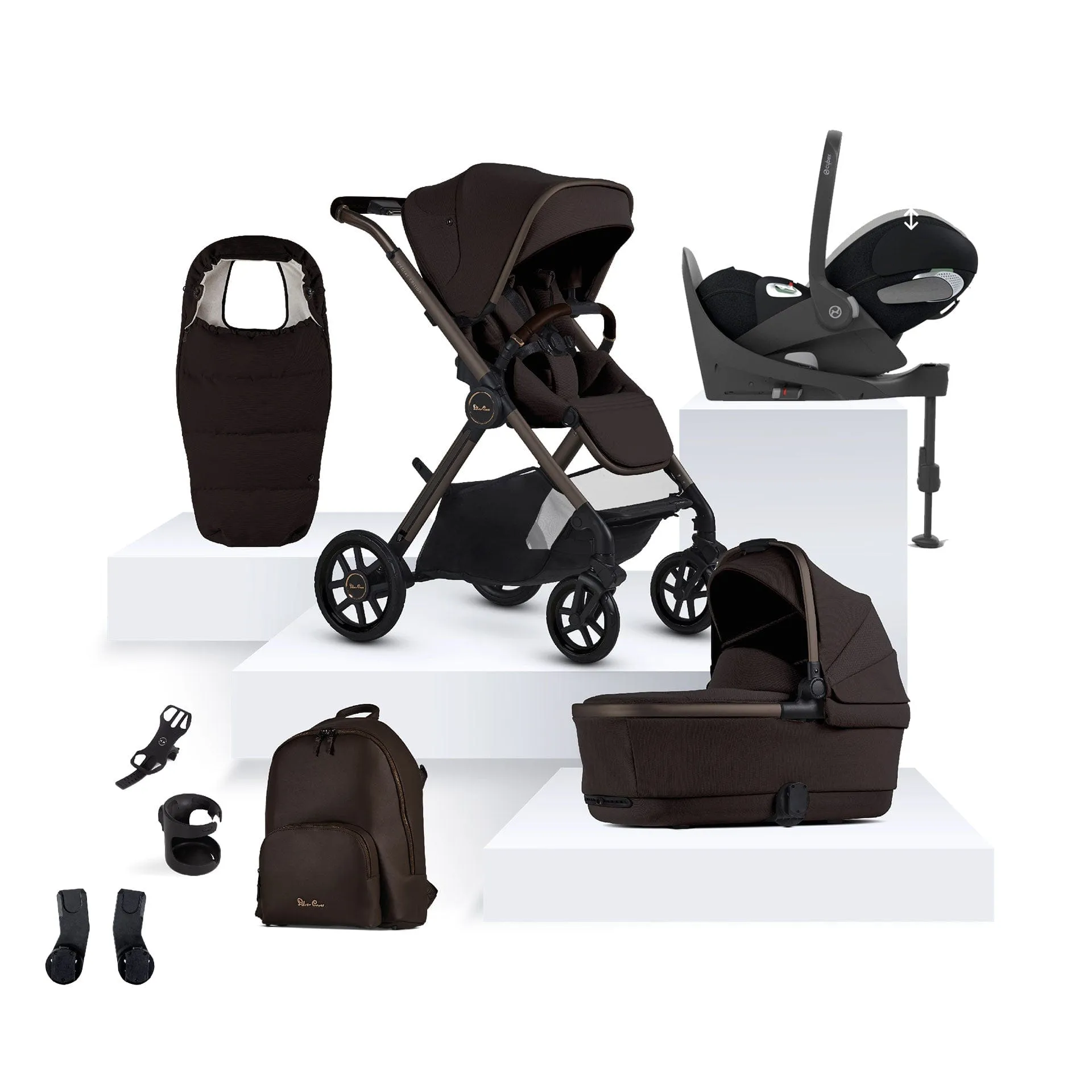 Silver Cross Reef 2 Special Edition Cybex Travel System - Ganache