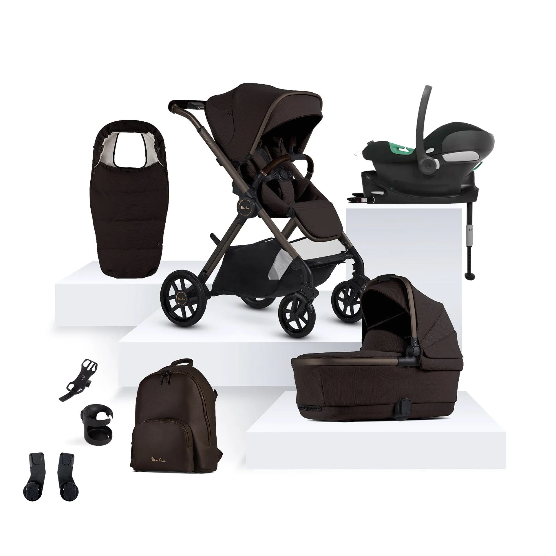 Silver Cross Reef 2 Special Edition Cybex Travel System - Ganache