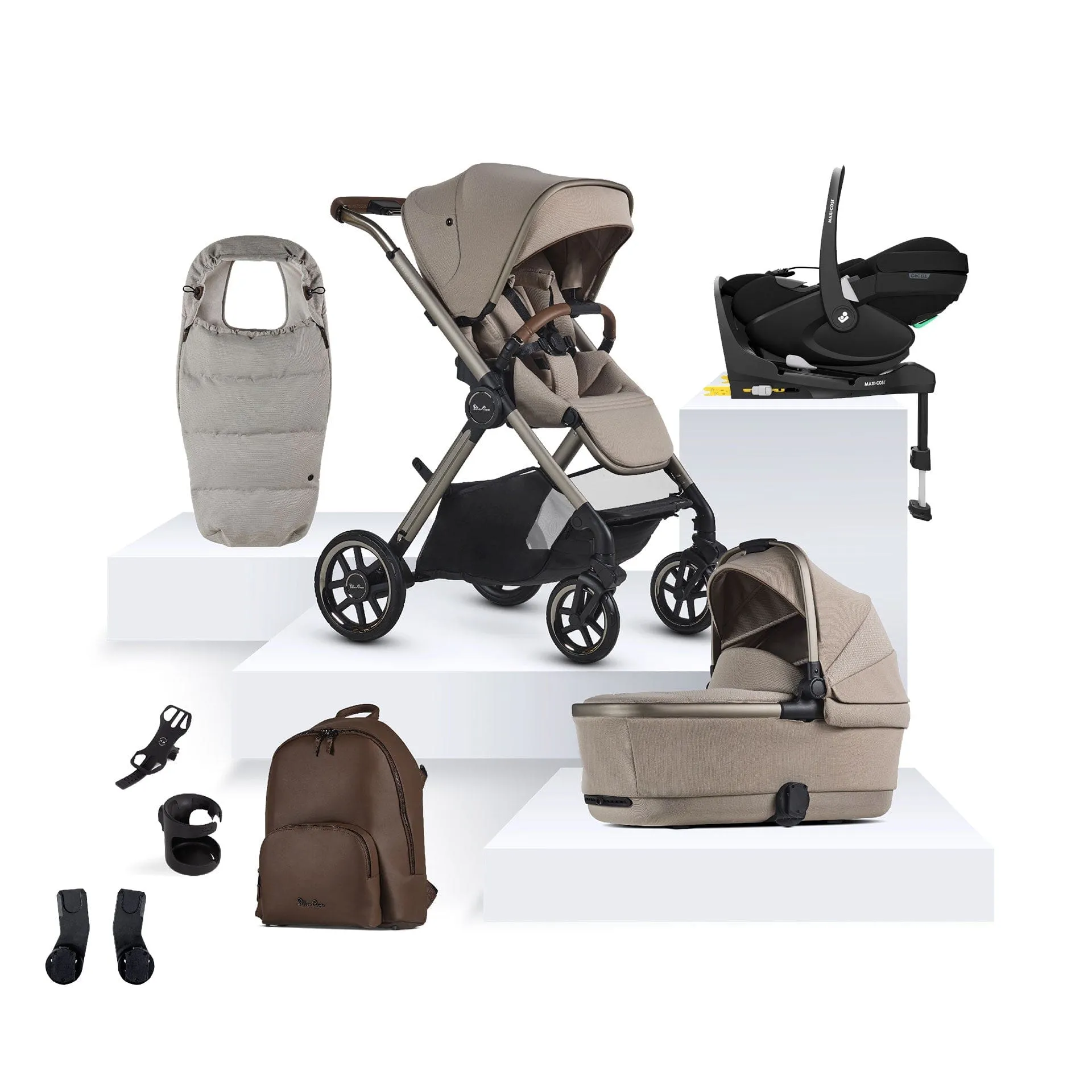 Silver Cross Reef 2 Special Edition Maxi-Cosi Travel System - Frappe