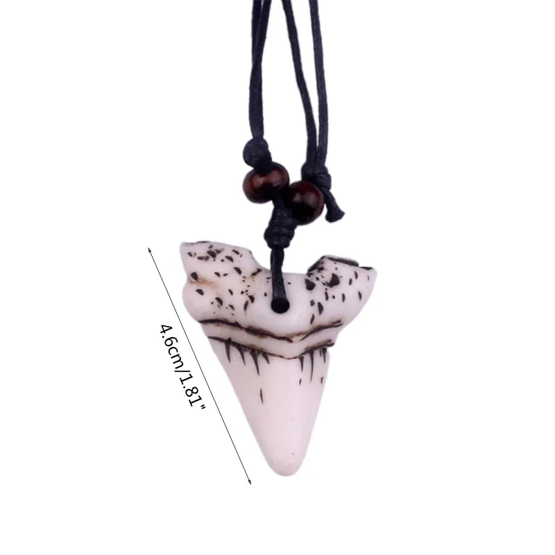 Simple Shark Tooth Necklace - Unisex in 2 different colors