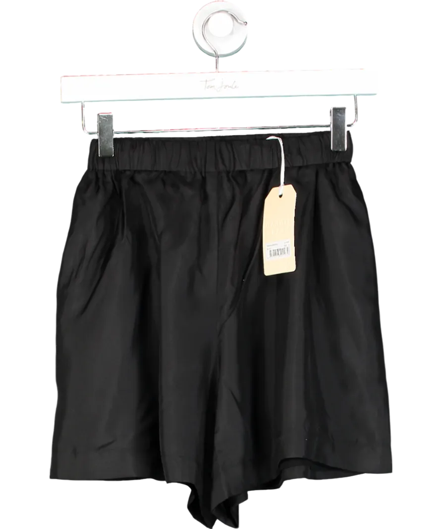 Sinead Keary Black "the Laura" - Silk Shorts UK 8