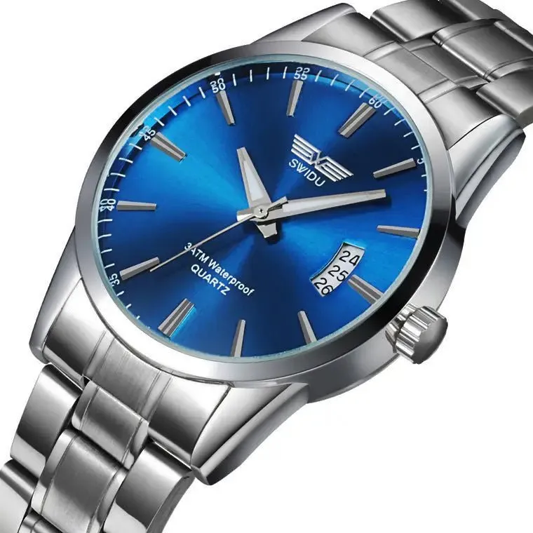 Single Day Watches for Men: 40.5mm Dial, Slim 10mm Thickness