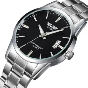 Single Day Watches for Men: 40.5mm Dial, Slim 10mm Thickness