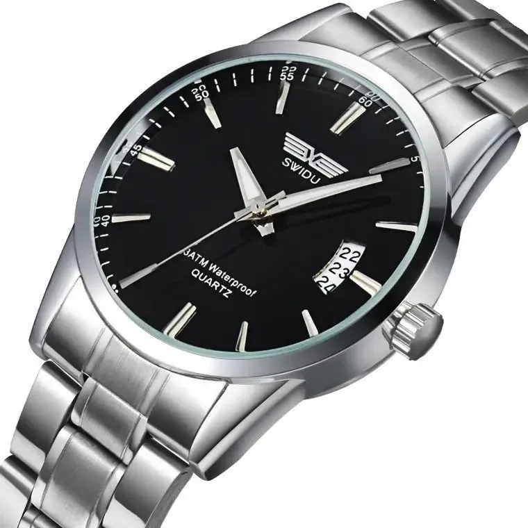 Single Day Watches for Men: 40.5mm Dial, Slim 10mm Thickness