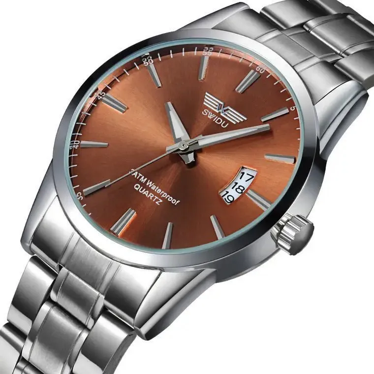 Single Day Watches for Men: 40.5mm Dial, Slim 10mm Thickness