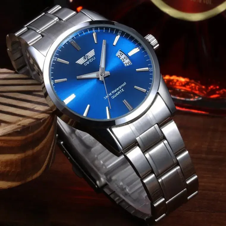 Single Day Watches for Men: 40.5mm Dial, Slim 10mm Thickness