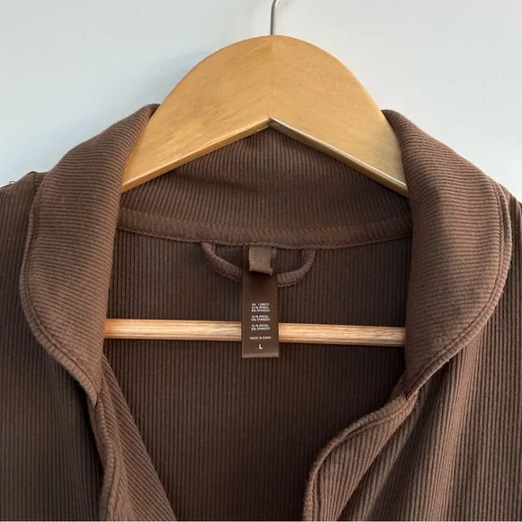 SKIMS Ribbed Long Sleeve Soft Modal Sleep Lounge Shirt