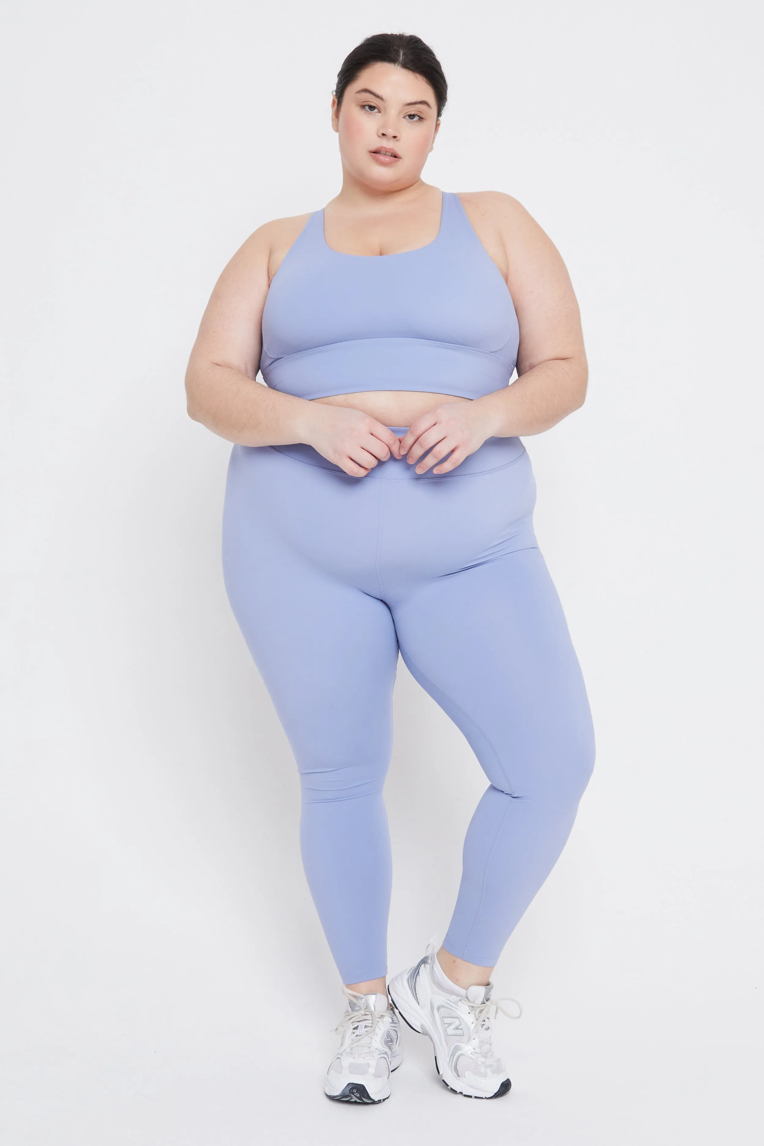 SKINLUXE HIGH WAISTED LEGGING - CORNFLOWER BLUE