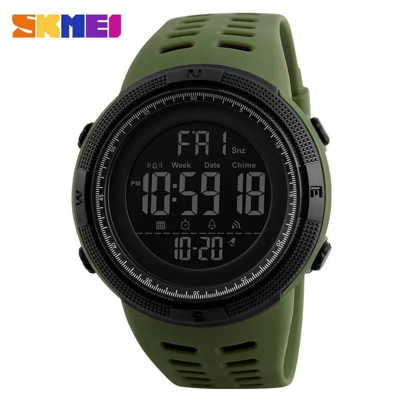 SKMEI Men's Outdoor Sport Watch - 5Bar Waterproof"