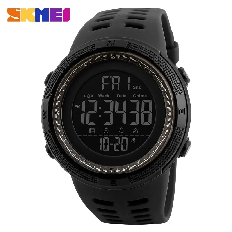 SKMEI Men's Outdoor Sport Watch - 5Bar Waterproof"