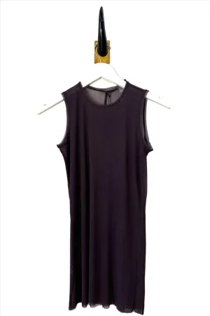 Sleeveless Pinot Silk Tulle Tank