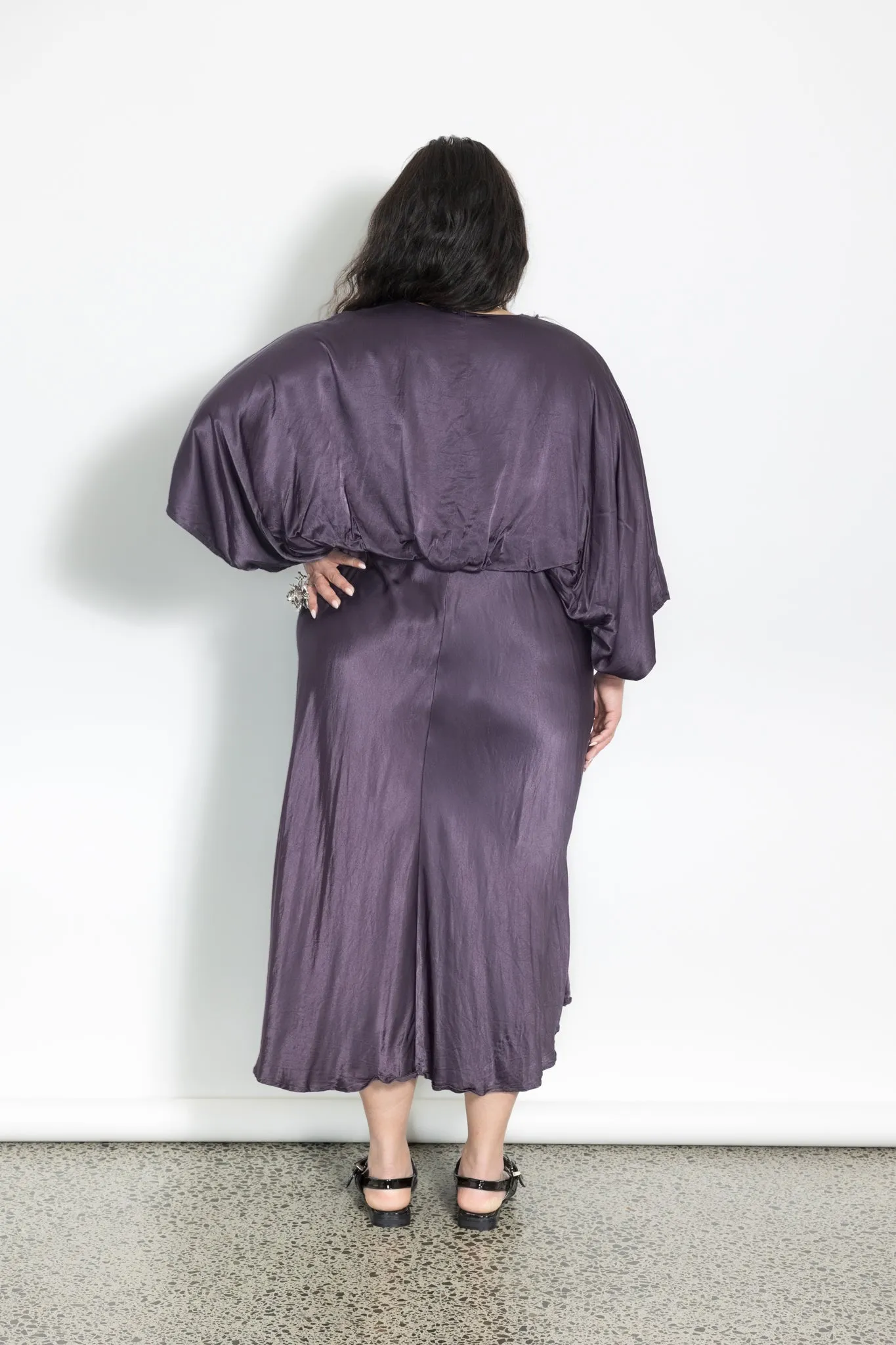 Slinky Dress - Aubergine