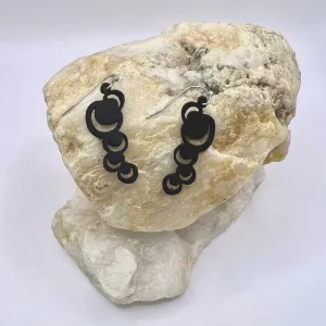 Sliver Moon Rubber Earrings