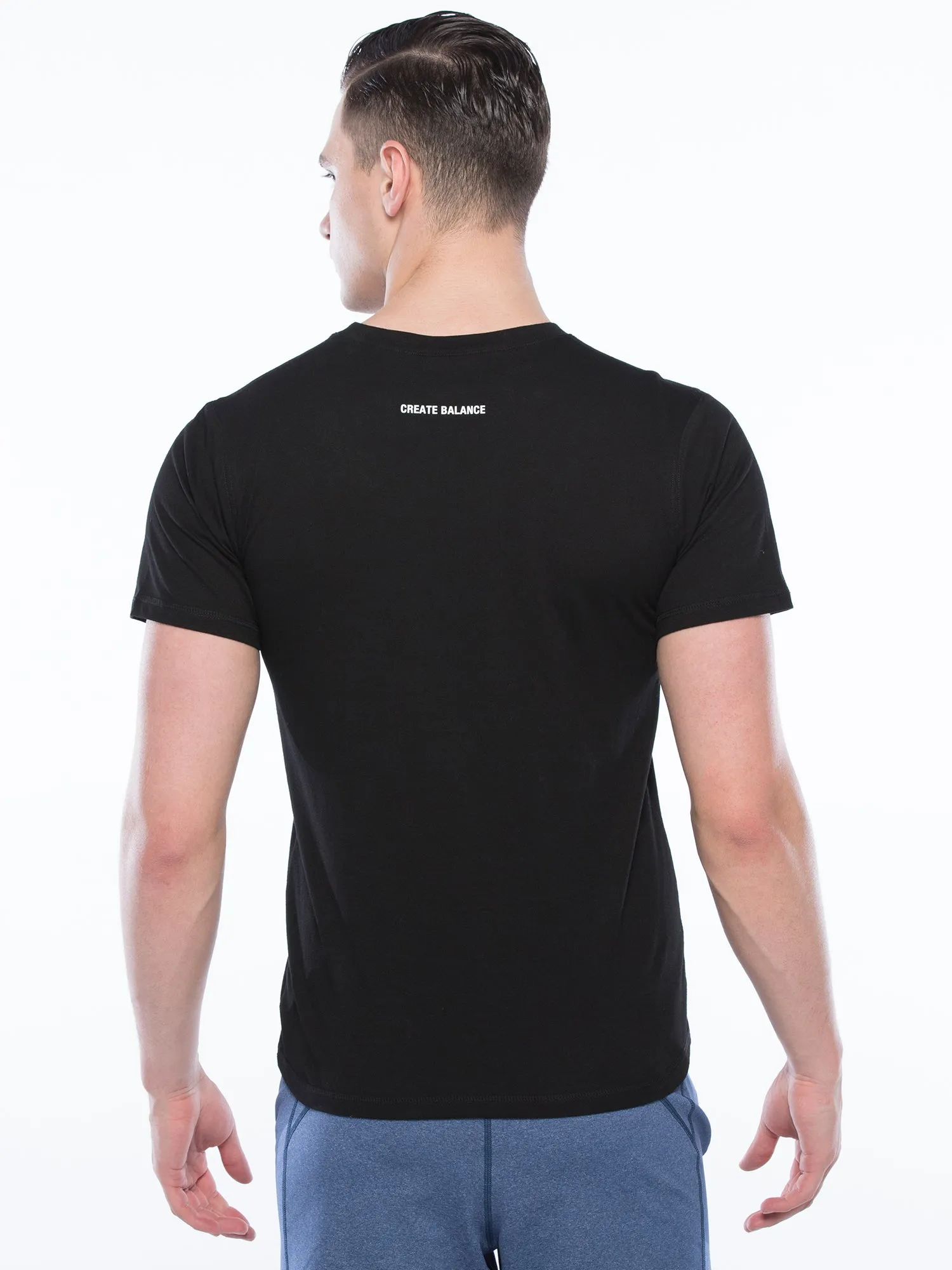 SMALL LOGO CLASSIC T-SHIRT, BLACK (UNISEX)