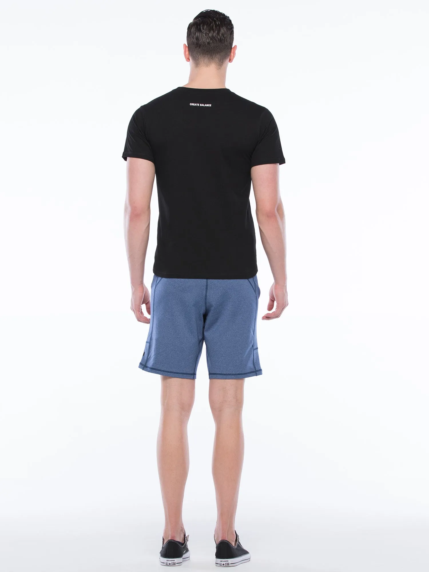 SMALL LOGO CLASSIC T-SHIRT, BLACK (UNISEX)