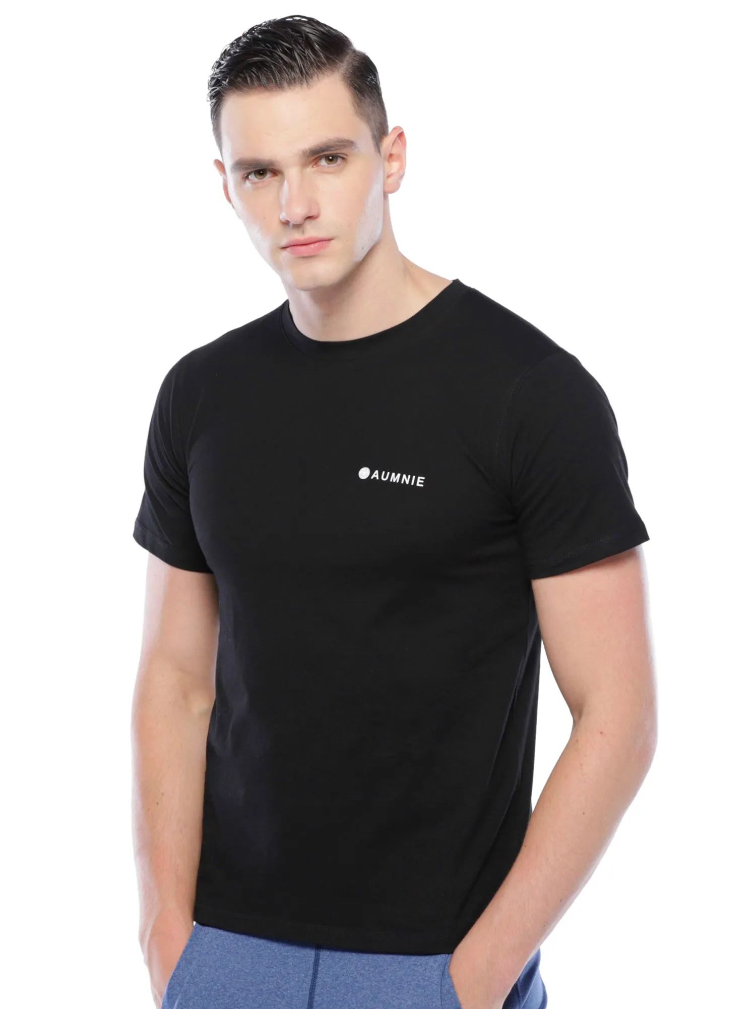 SMALL LOGO CLASSIC T-SHIRT, BLACK (UNISEX)