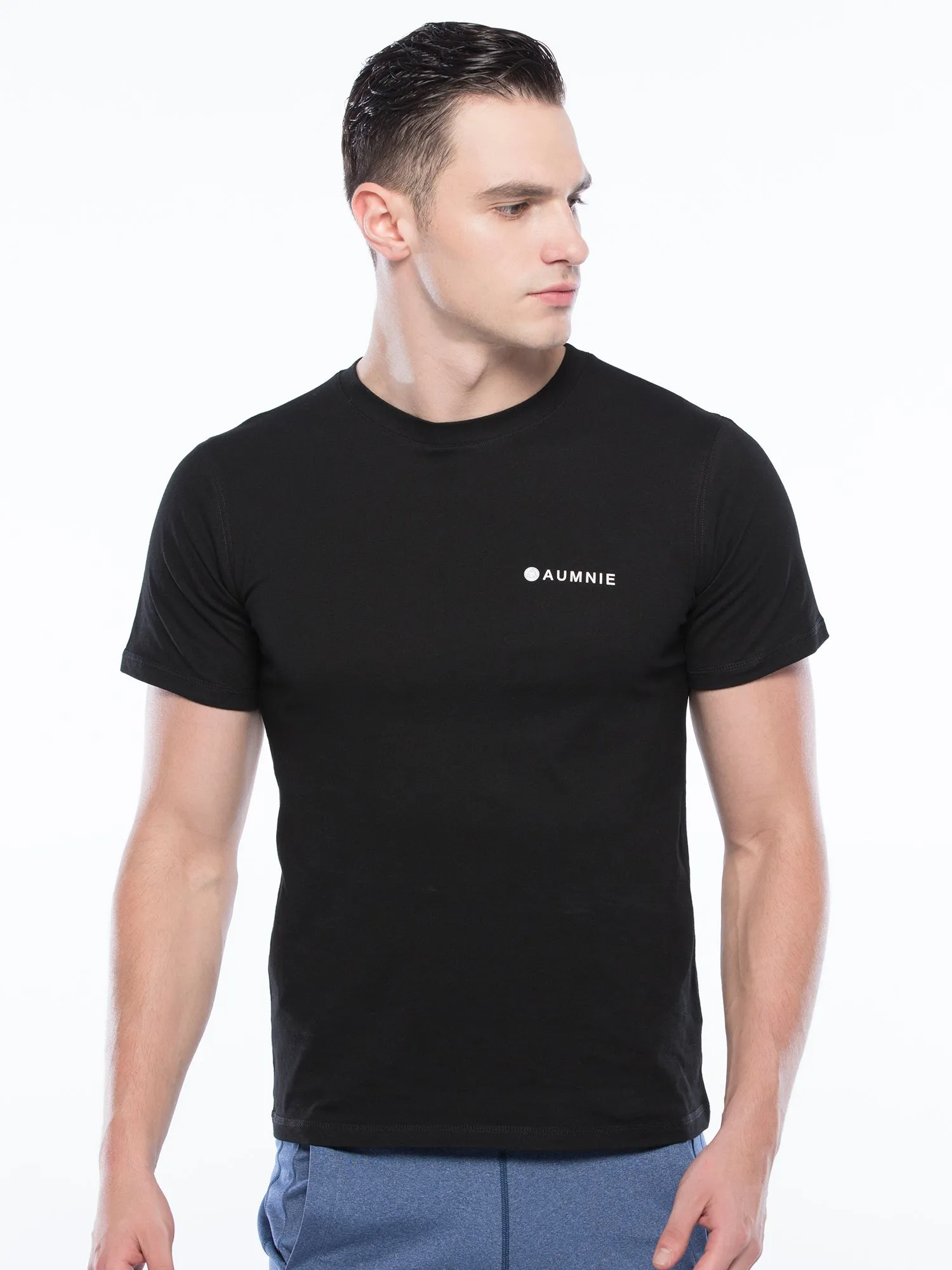 SMALL LOGO CLASSIC T-SHIRT, BLACK (UNISEX)