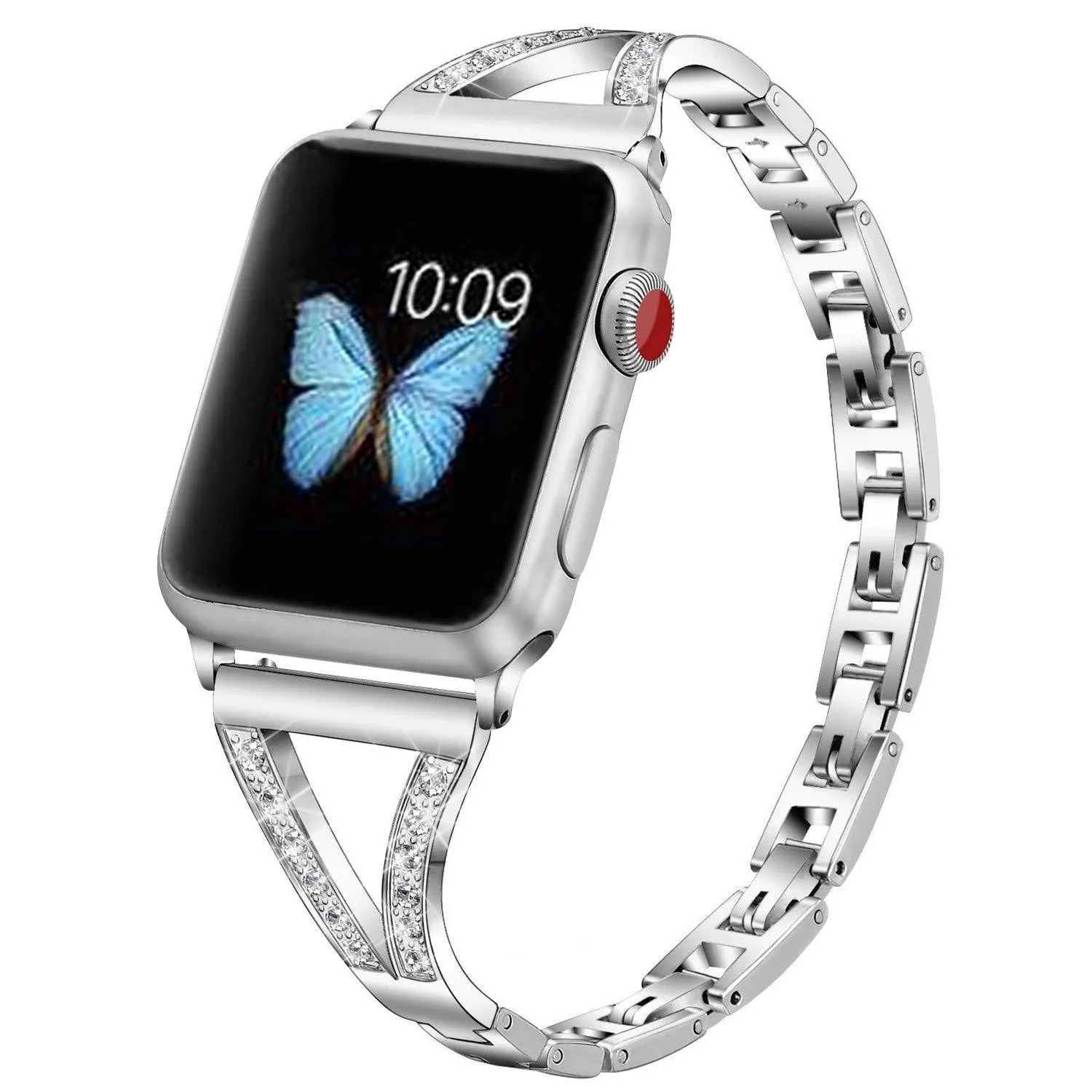 Smart Watch Herringbone Diamond Watch With X