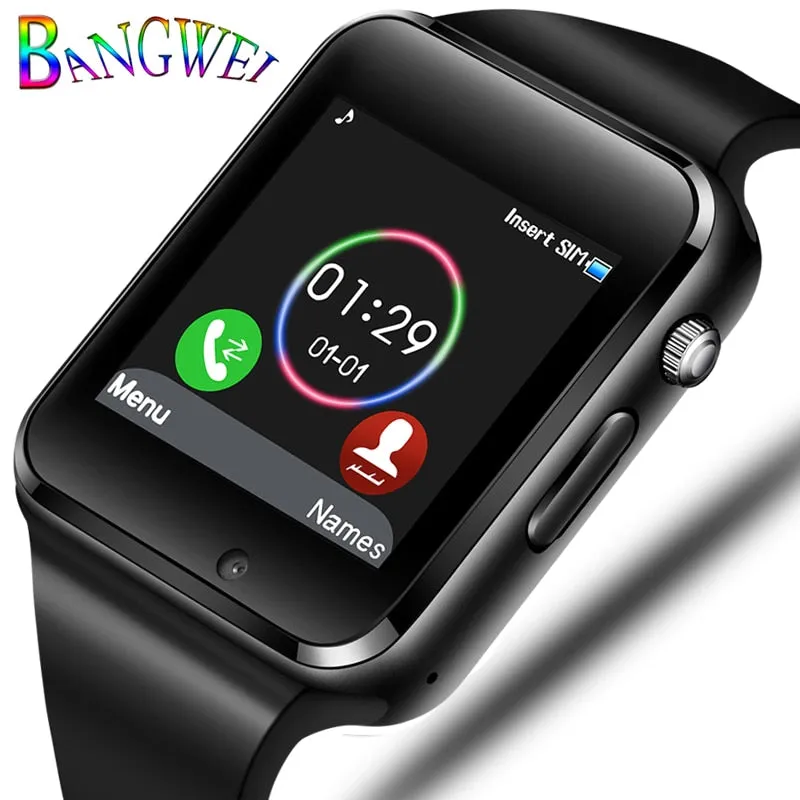Smart Watch Men Support SIM TF Card Bluetooth Call  Pedometer Sport Waterproof Smartwatch For Android IOS relogio masculino